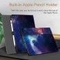 Infiland case for iPad 7th Generation 10.2 inch 2019, Multiple Angle Galaxy