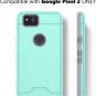 Teelevo Wallet Case for Google Pixel 2 XL - Dual Layer with Card Slot Holder...