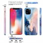 Jaholan Iphone 11 Pro Max Case Gold Glitter Sparkle Marble Design Clear Bumper T