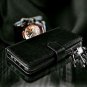 Case Wallet For Google Pixel 3 XL Leather Double Flap Card Slots Large Pockets