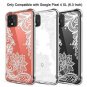 Cutebe Case for Pixel 4 XL, Shockproof Series Hard PC+ TPU Bumper White
