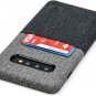 Wallet Case for Galaxy S10 Plus Ultra Slim Synthetic Leather Ultra Grip Black