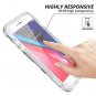iPhone 8/7 Plus Case Built-in Screen Protector TPU Rubber Shockproof White/Gold