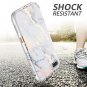iPhone 8/7 Plus Case Built-in Screen Protector TPU Rubber Shockproof White/Gold