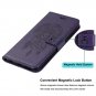 Google Pixel 3a XL Wallet Case Design Luxury PU Leather Wrist Strap Purple