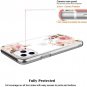 iPhone 11 Pro Max Case Silicone Flower Clear Cute Design Soft Bumper Rose Flower