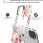 iPhone 11 Pro Max Case Silicone Flower Clear Cute Design Soft Bumper Rose Flower
