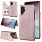 Galaxy Note 10 Plus Wallet Case with Card Holder, Alugs Premium PU Rose Gold