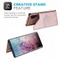 Galaxy Note 10 Plus Wallet Case with Card Holder, Alugs Premium PU Rose Gold