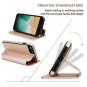 iPhone 8 Plus 7 Flip Case with Wallet Card Holder, OT Rose Gold
