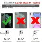iPhone 11 Pro 5.8 Inch Wallet Case Leather Handbag Crossbody Chain Wrist Strap