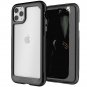 Ghostek Atomic Slim Designed for iPhone 11 Pro Max Case Clear Metal Black