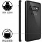 Case for Galaxy S10 Plus Military Impact Resistant Shockproof Drop Proof Black