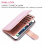 iPhone 8/7 Plus Wallet Case Card Slot Wrist Strap Glitter Women Bling Rose Gold