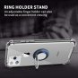 Iphone 11 Pro Max Case With Phone Ring Holder, Ansiwee Colorful And Clear Hard B