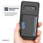 Wallet Case for Galaxy S10 Plus Card Slot Ultra Durable Shock Resistant Black