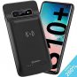Upgraded Galaxy S10 Plus Battery Case Qi Wireless Charging Compatible 10000mAh