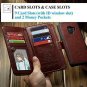 Galaxy S9 Plus Case, S9+ Wallet XRPow [2 in Plus, Brown