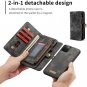 iPhone 11 Pro Max/11 Pro/11 Leather Wallet Case Design Detachable Zipper Purse