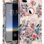 iPhone 8 Plus/ 7Plus Case Bumper Drop Protection Women Flowers / Rose Gold Pink