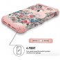 iPhone 8 Plus/ 7Plus Case Bumper Drop Protection Women Flowers / Rose Gold Pink
