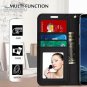 Galaxy S9 Plus Case,Galaxy Wallet Case, WWW [Luxurious B-Black