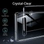 Glass Case for Galaxy S10 Plus Hybrid Scratch Resistant Soft TPU Bumper Clear