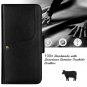 Toplive iPhone 11 Pro Max Case 6.5 Luxury Cowhide Genuine Leather Black