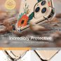 GVIEWIN iPhone 11 Pro Max Case 2019, Clear Flower Design Soft & Flexible TPU