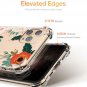 GVIEWIN iPhone 11 Pro Max Case 2019, Clear Flower Design Soft & Flexible TPU