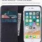 iPhone 7/8 Plus Wallet Case Book Style Leather with Stand 3 Card Slot Flip