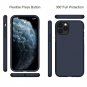 Miracase Liquid Silicone Case Compatible with iPhone 11 Pro Max 6.5 Navy Blue