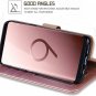 Samsung Galaxy S9 Plus Wallet Case Premium Folio Stand Card Slots Rose Gold