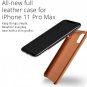 Full Leather Case for Apple iPhone 11 Pro Max Premium Soft Supple Tan Shockproof