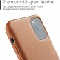 Full Leather Case for Apple iPhone 11 Pro Max Premium Soft Supple Tan Shockproof