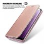 Samsung Galaxy S9 Plus 6.2 Inch Wallet Case Luxury Vegan Leather Folio Rose Gold
