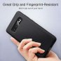 Case for Galaxy S10 Plus Liquid Silicone Cover Great Grip Drop Protection Black