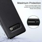 Case for Galaxy S10 Plus Liquid Silicone Cover Great Grip Drop Protection Black