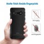 Case for Galaxy S10 Plus Protective Cover Shock Absorption Carbon Fiber Design