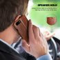 iPhone 7 Plus/8 Plus Wallet Case Premium PU Leather Folio Style Stand Brown