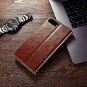iPhone 7 Plus/8 Plus Wallet Case Premium PU Leather Folio Style Stand Brown