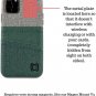 Dockem Luxe M2 Card Case for iPhone 11 Pro Max (6.5): Built-in Green and Grey