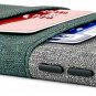 Dockem Luxe M2 Card Case for iPhone 11 Pro Max (6.5): Built-in Green and Grey