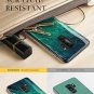 Marble Designed for Samsung Galaxy S9 Plus Case TPU Rubber Gel SiliconGreen/Gold
