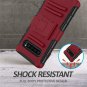 Case for Galaxy S10 Plus Non-Slip Shock Absorption Reinforced Corner Hybrid Red