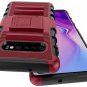 Case for Galaxy S10 Plus Non-Slip Shock Absorption Reinforced Corner Hybrid Red