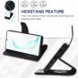 Wallet Case for Samsung Galaxy Note 10 Plus/ 5G PU Leather with Stand Card Slots