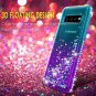 Samsung Galaxy S10 Case Slim TPU Bumper Diamond Flowing Liquid Women Girls Cover