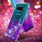 Samsung Galaxy S10 Case Slim TPU Bumper Diamond Flowing Liquid Women Girls Cover