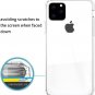 Homemo Phone Case For Iphone 11 Pro Max 2019 Solid Acrylic Back Reinforced Soft